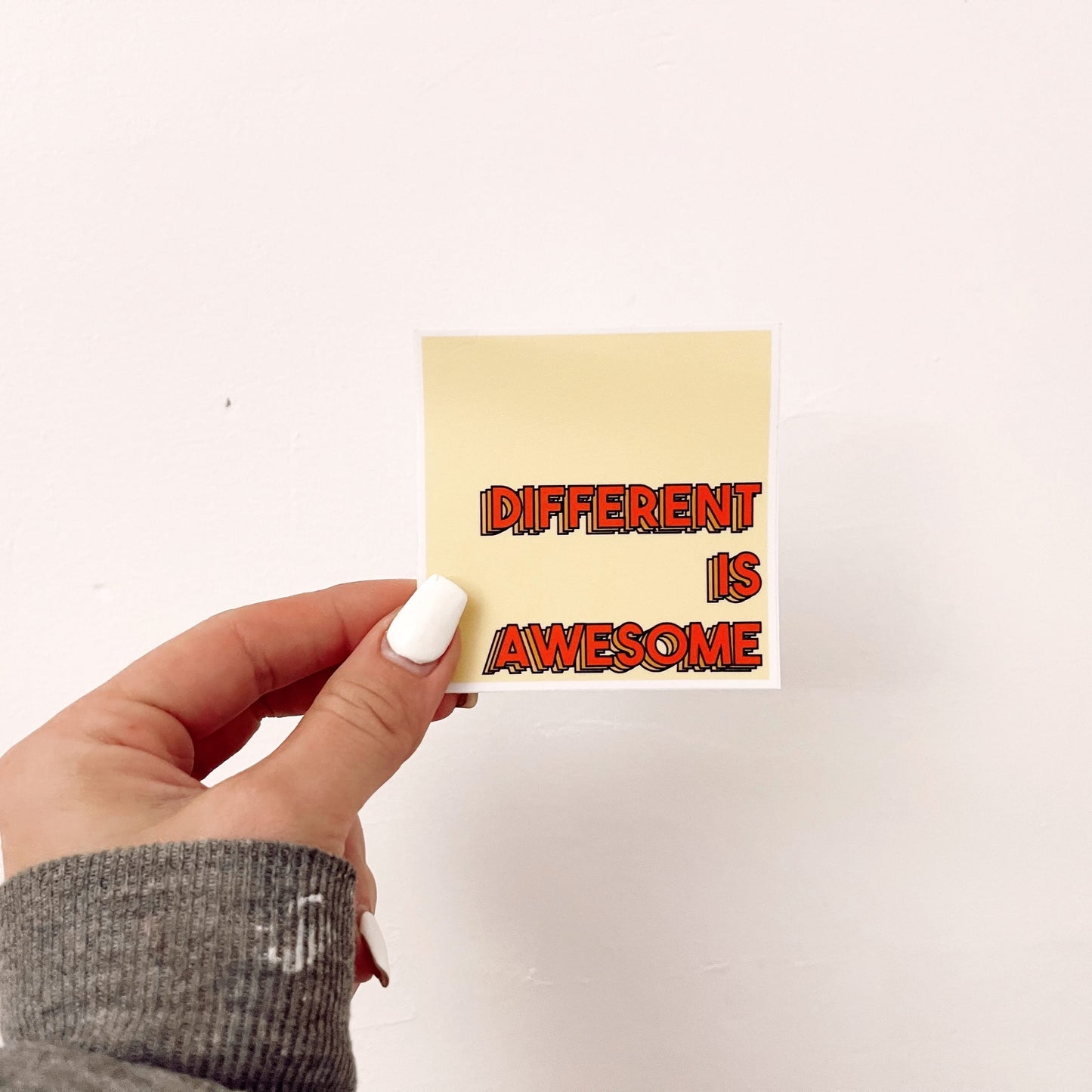 Different is Awesome Sticker